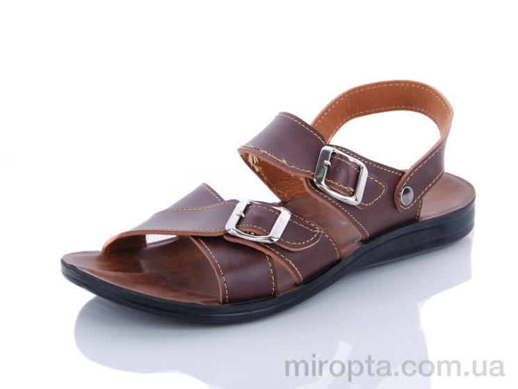 Шльопанці 3589 brown р: 41-45, в упаковці: 6 пар, купити тільки гуртом - 346631