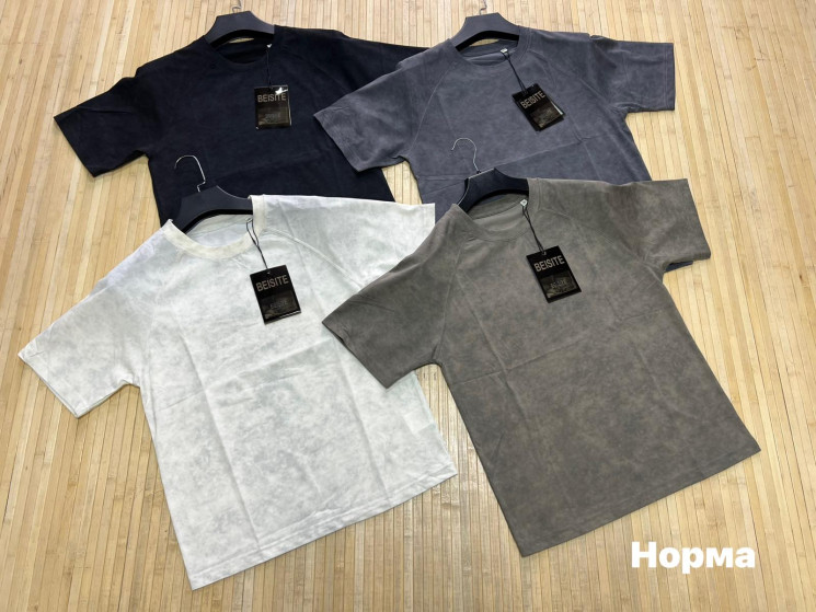 Футболка чоловіча (р: М,L,XL,2XL,3XL) 4 кольори, в упаковці 5 шт. №382032 - Turkey SE897