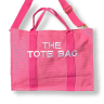 Літня пляжна сумка-шоппер "THE TOTE BAG" (Колір: Малиновий) м. 24-497 (р: 40 х 30 х 13 см) 754271 - Amsterdam HR277
