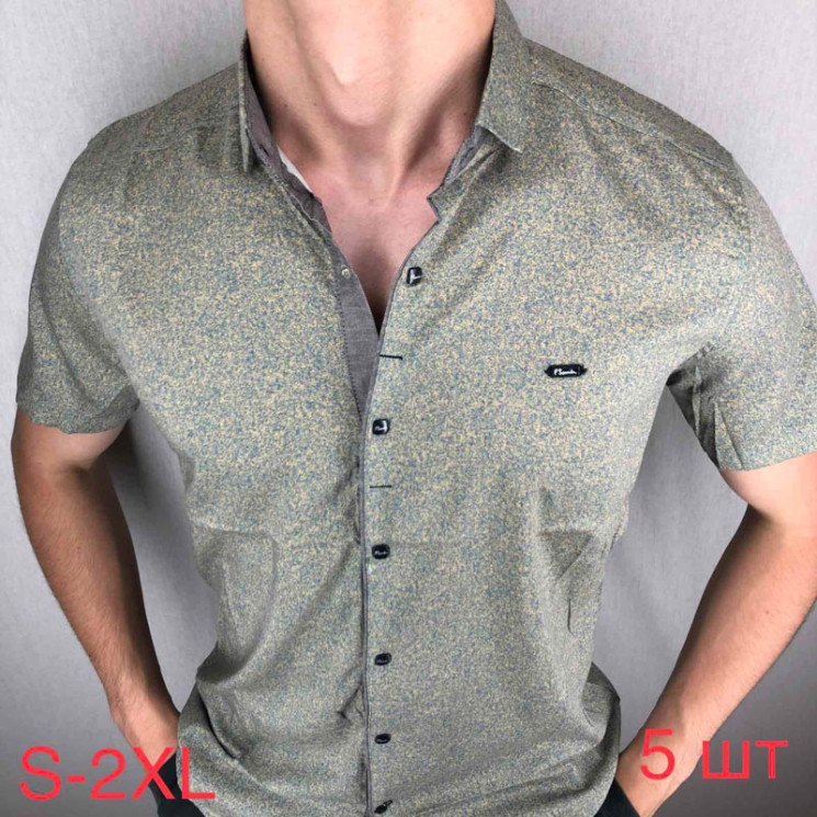Сорочка Paul Semih р S-2XL Чоловіча M016 khaki - Nadiyka BG/PO2161-2162