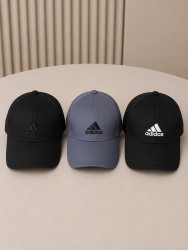 Бейсболка унісекс, котон, м. Adidas (Розмір: 56-59), мікс кольорів, в упаковці 5 штук №347833