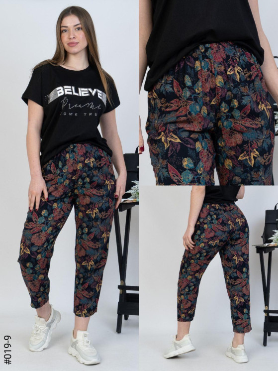 Штани жіночі штапель  м.019-9  (р.XL-4XL)  в упаковці 4 штуки  №752092 - Coolme WE3111