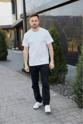 Футболка чоловіча, бавовна, м. 0174 (р: M, L, XL, XXL, 3XL) №711449