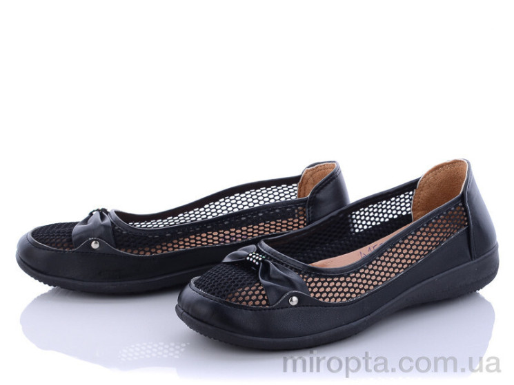 Туфлі A156 black р: 36-42, в упаковці: 10 пар, купити тільки гуртом - 572259