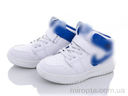 Кросівки Y49-0141B white-blue р: 32-37, в упаковці: 6 пар, купити тільки гуртом