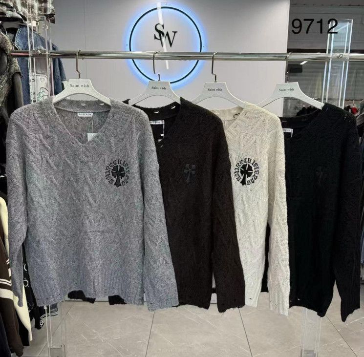Кофта жіноча кашемір м.9712 (Розмір:OverSize) мікс кольорів в упаковці 8 штук №764215 - Saint Zel3317