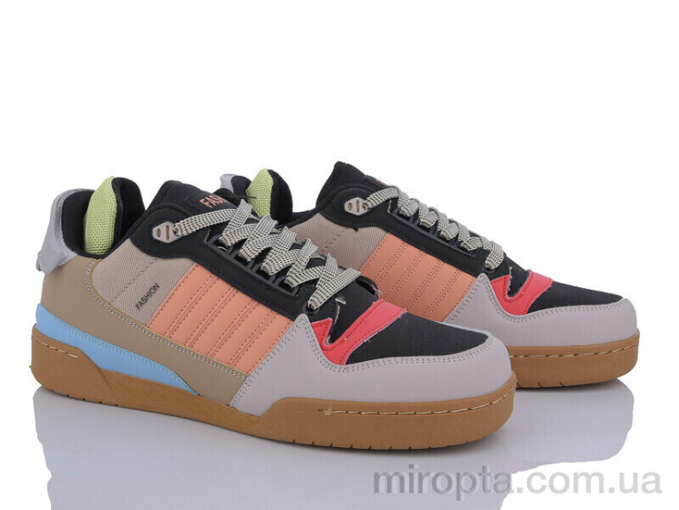Кросівки 188-7 grey-khaki р: 40-45, в упаковці: 8 пар, купити тільки гуртом - 916100