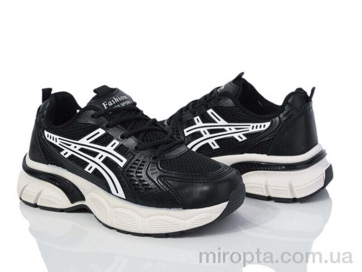 Кросівки HD42(172-37) black р: 36-41, в упаковці: 8 пар, купити тільки гуртом - 969364