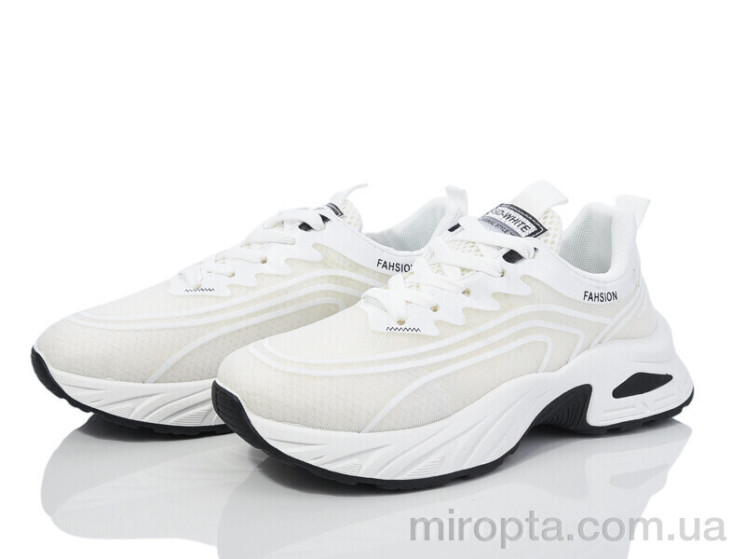 Кросівки 149-62 white р: 36-41, в упаковці: 8 пар, купити тільки гуртом - 974384