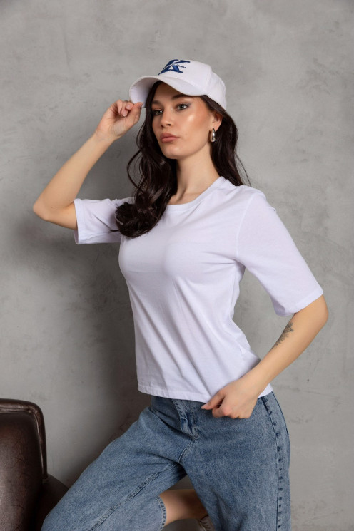Жіноча футболка, бавовна (р: XS.S.M.L.XL.), в упаковці 8 шт. № 355353 - Relaxwear RZ3531