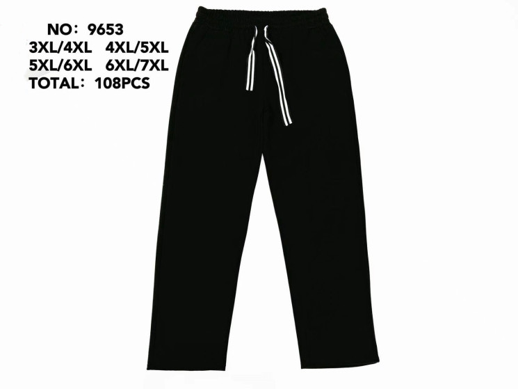 Штани жіночі трикотаж м.9653 (р: 3XL-7XL ) в упаковці 5 штук №756294 - OLLGA SE911