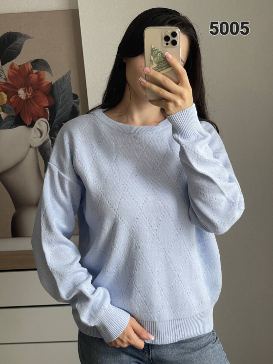 Светр жіночий, трикотаж, м.5005 (р. 46-50 ), мікс кольорів, в упаковці 3 штук №320647 - Korona UG 4477