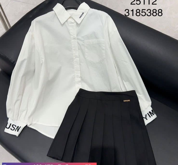 Блузка дитяча шкільна, котон, м.25112 (р: 120-170) в упаковці 6 штук №333191 - Ezra 1054/1055