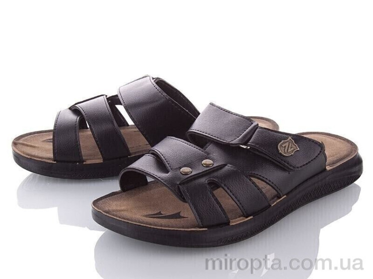 Шльопанці MKB6115 black р: 41-45, в упаковці: 6 пар, купити тільки гуртом - 1079028