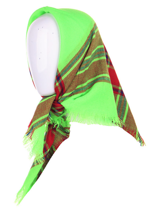 Хустка No Brand р 75*75 Жіноча P286 l.green - Shawls PO548 (vyh naMylku)