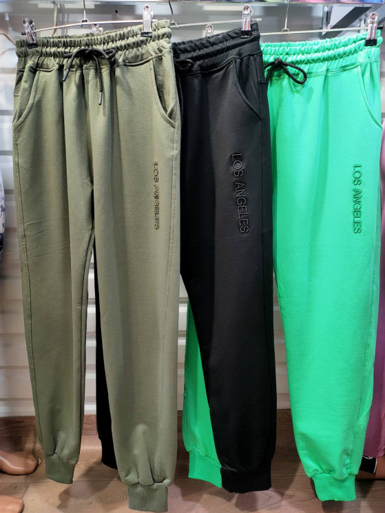Спортивні штани жіночі Favns, двохнитка (р. S,M,L,XL,2XL) 3 кольори, в упаковці 5 шт. №359617 - Milly SE1007,1006