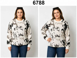 Кофта жіноча "6788" вельвет (р: 46-52) в упаковці 4 шт. №389951