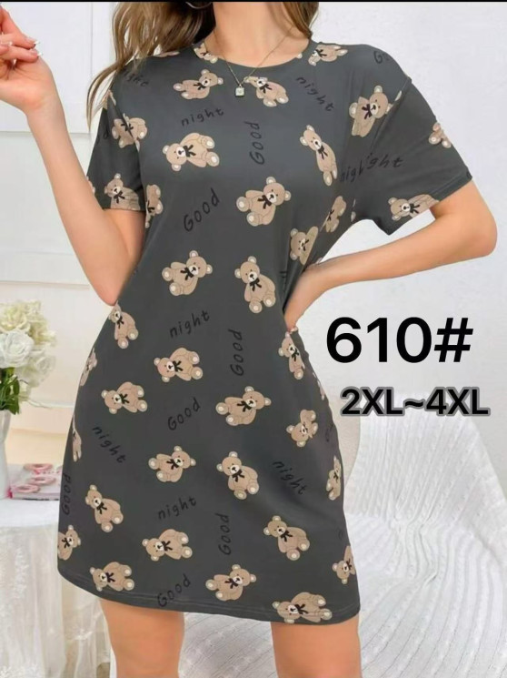 Туніка жіноча, бамбук, м.610 (р. 2XL-4XL), в упаковці 6 штук №336428 - Focus zel 1396