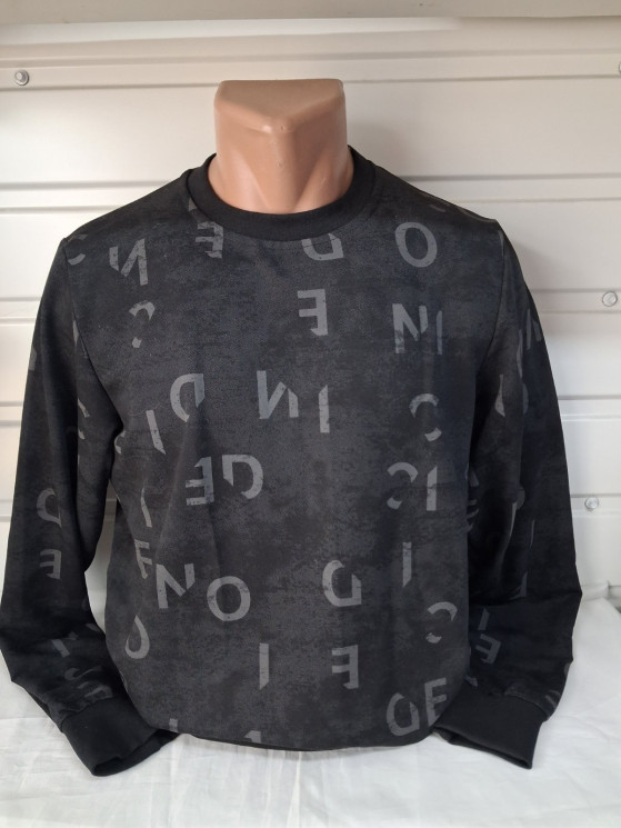 Батник чоловічий двонитка (р: M-3XL) 3 кольора в упаковці 5 штуки №764606 - Stinger WE1120