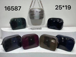 Сумка жіноча "16587" натуральний замш (р: 25*19см) 7 кольорів №362441