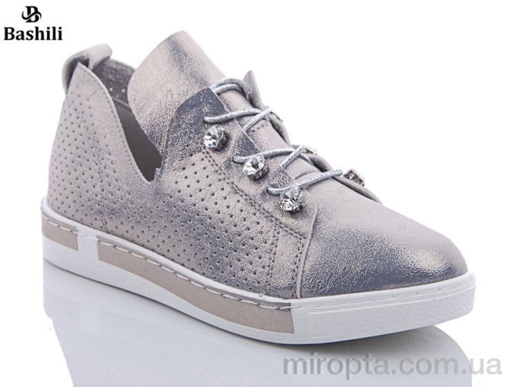 Сліпони W36-3 silver р: 30-37, в упаковці: 8 пар, купити тільки гуртом - 278275