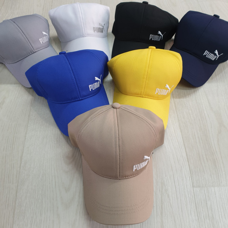 Кепка чоловіча "Puma" котон (р: 58) мікс кольорів, в упаковці 5 шт. №385000 - Ventil SE 939