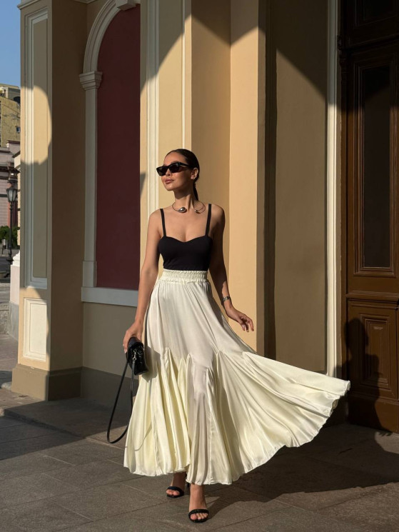 Спідниця жіноча, шовк, м. 4402 (р: 42-50) №712364 - BestFashion RZ6220 м. 4402