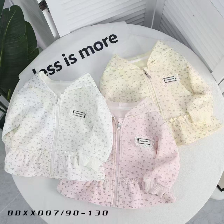 Кофта дитяча "BBXX007" двохнитка (р: 90-130см) 3 кольори, в упаковці 5 шт. №388556 - AMD SE905