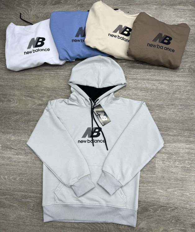 Худі дитяче New Balance "324-2" двохнитка (р: 9-13 років) 5 кольорів, в упаковці 5 шт. №388609 - Spider
