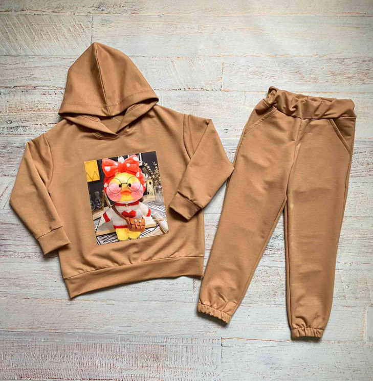 Костюм Спорт No Brand р 104-122 Дитячий 2210 camel - Atletik WE1142