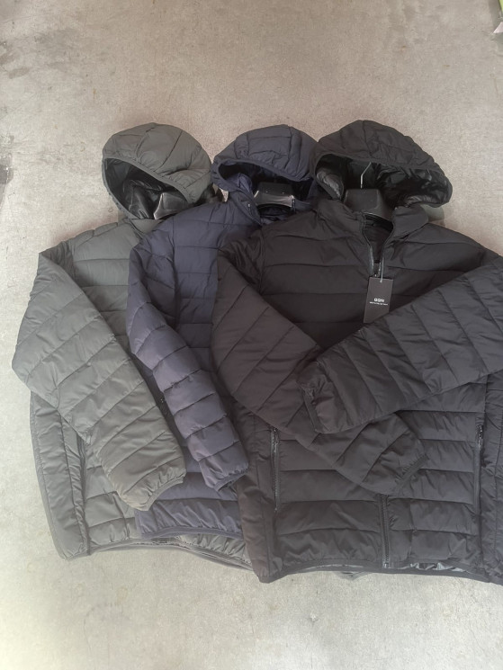 Вітрівка чоловіча, плащівка, м.518 (р. XL-5XL), 3 кольори, в упаковці 5 штук №333607 - 