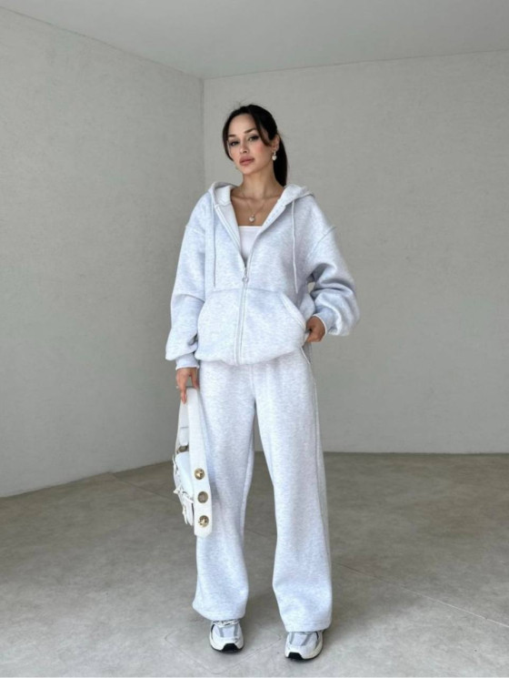 Костюм жіночий, трьохнитка на флісі, м. 1531 (р: 42-44, 46-48) №706341 - BestFashion RZ6220 м. 1531