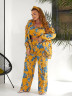 Костюм жіночий, шовк принт, м. 1704 (р: 50-54, 56-58) №710110 - GrandFashion AV4663 м. 1704