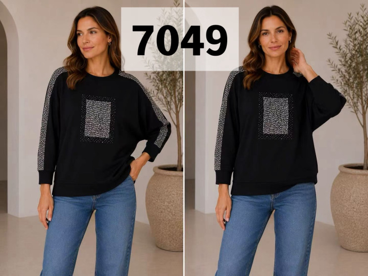 Кофта жіноча "7049" трикотаж (р: 48-56) в упаковці 5 шт. №387855 - Natasha SE669