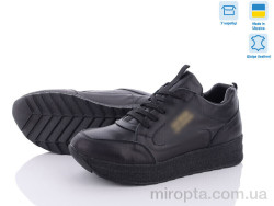 Кросівки BL5202-2 чорн. шкіра р: 36-41, в упаковці: 8 пар, купити тільки гуртом