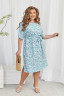 Сукня жіноча з поясом, американський креп м. 2670 (р: 50-52, 54-56, 58-60, 62-64, 66-68) №828189 - 