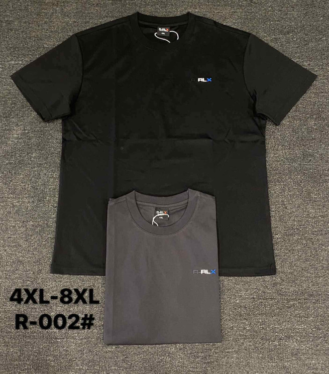 Футболка чоловіча, бавовна, м.R-002 (р. 4XL-8XL ), 2 кольори, в упаковці 5 шт. №339481 - Vanda SE1013