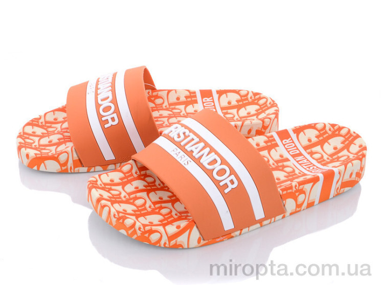 Шльопанці Q111-L38-9 orange р: 36-41, в упаковці: 8 пар, купити тільки гуртом - 645602