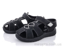 Сандалі PL2(E3616) black р: 36-41, в упаковці: 6 пар, купити тільки гуртом