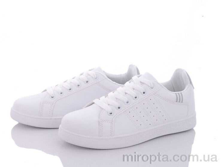 Кросівки 20-966 white-grey р: 36-41, в упаковці: 8 пар, купити тільки гуртом - 805089