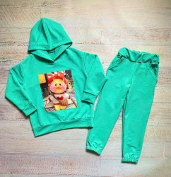 Костюм Спорт No Brand р 104-122 Дитяча 2210 green