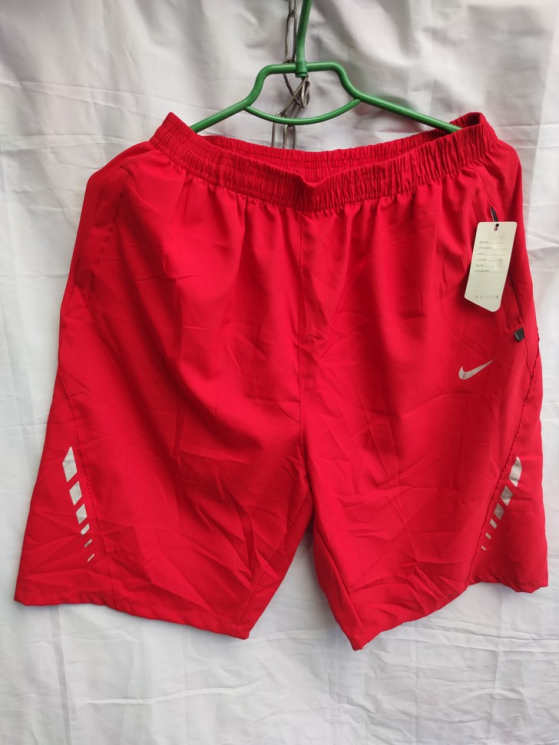 Шорти чоловічі плащівка батал (Розмір: 5XL-10XL) Nike червоний колір в упаковці 5 штук №526848 - Dakota