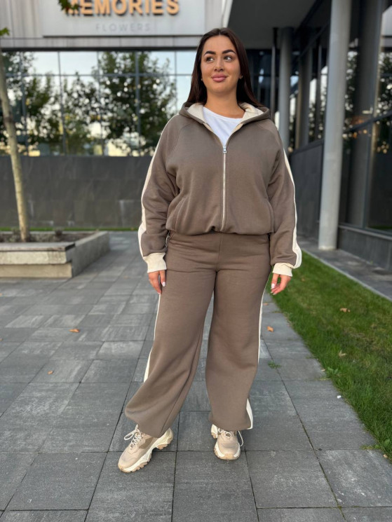 Костюм жіночий, тринитка на флісі, м. 207.4 (р: M, L, XL, XXL) №715396 - Umon GOL1454 м. 207.4