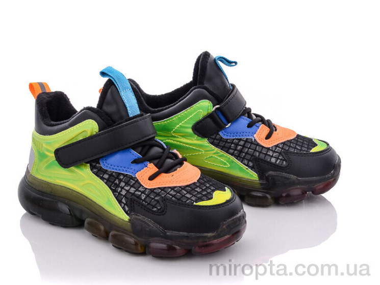 Кросівки FB832 black-orange р: 27-31, в упаковці: 10 пар, купити тільки гуртом - 759933