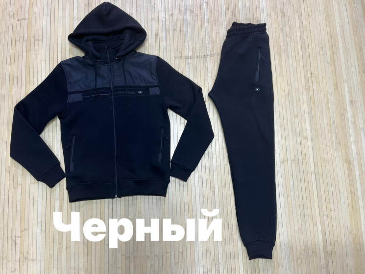 Спортивний костюм чоловічий на флісі (р: М,L,XL,2XL) 2 кольори, в упаковці 4 шт. №378458 - 