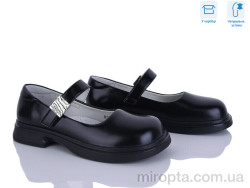 Туфлі B5701P-U black р: 32-37, в упаковці: 6 пар, купити тільки гуртом