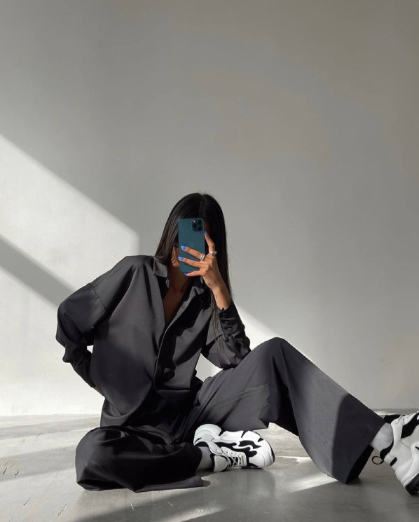 Костюм жіночий, шовк, м. 1079 (р: 42-44, 46-48) №706402 - BestFashion RZ6220 м. 1079