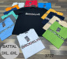 Футболка чоловіча "3727" трикотаж (Розмір:3XL-6XL) в упаковці 4 штук різного кольору №157244 - Wolf HR1900
