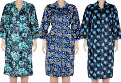 Халат жіночий, велюр, м.S2 (р. XL-5XL ), мікс кольорів, в упаковці 5 штук №331252