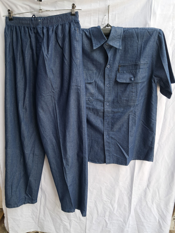 Костюм чоловічий, джинс (р. XL-5XL ), в упаковці 5 штук №312974 - Sundry GN1418